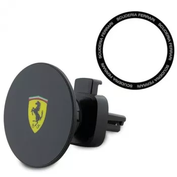 Ferrari mágneses autós telefontartó FECHMMAK szellőzőhöz, fekete, 2023 kollekció, MagSafe-kompatibilis