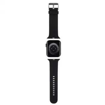Karl Lagerfeld 3D Rubber Choupette Head Apple Watch szíj 42/44/45/49 mm fekete