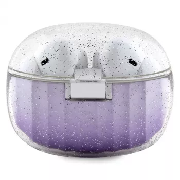 Guess Glitter Gradient True Wireless Bluetooth fülhallgató töltőtokkal (lila)