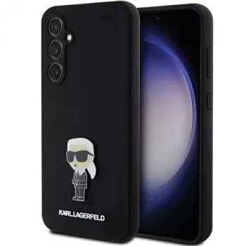 Karl Lagerfeld KLHCS23FEMHKNPK S23 FE S711 fekete szilikon Ikonik Metal Pin védőtok