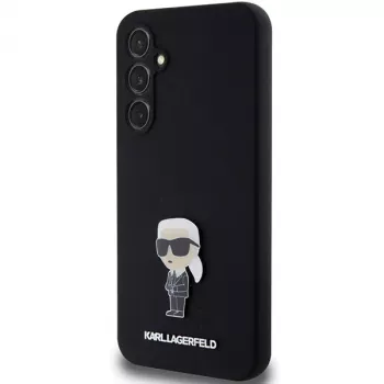 Karl Lagerfeld KLHCS23FEMHKNPK S23 FE S711 fekete szilikon Ikonik Metal Pin védőtok