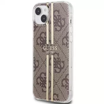 Guess GUHCP15MH4PSEGW iPhone 15 Plus / 14 Plus 6,7 inch merev tok IML 4G Gold Stripe, barna