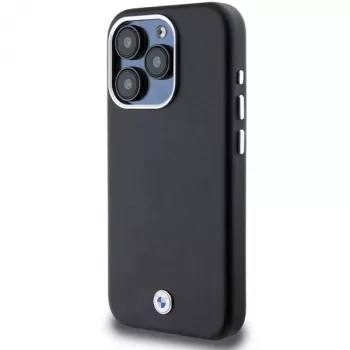 BMW Signature Wrapped Metal MagSafe tok Apple iPhone 15 Pro 6,1 inch fekete