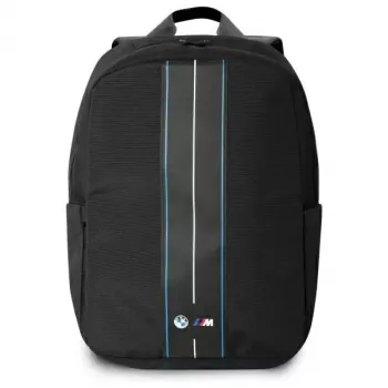 BMW BMBP15COMPVSKL 16 inch laptop hátizsák fekete nylon kék csík