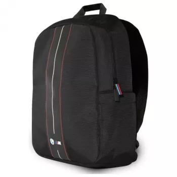 BMW BMBP15COMPVSKR 16 hátizsák fekete nylon piros csík