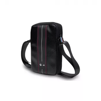 BMW M Collection Carbon Red Stripes tablet tok 10 inch tabletekhez, fekete