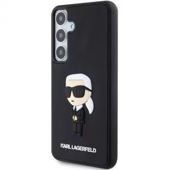 Karl Lagerfeld KLHCS24M3DRKINK keménytok 3D Rubber Ikonik Samsung Galaxy S24+ fekete