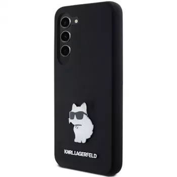 Karl Lagerfeld KLHCS23SSMHCNPK S23 S911 fekete keménytok szilikon Choupette fémtű