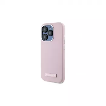 Karl Lagerfeld KLHMP15XPGMSRPP Hardcase iPhone 15 Pro Max 6,7 inch rózsaszín fémlemezzel MagSafe