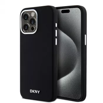DKNY DKHMP14XSMCHLK keménytok Liquid Silicone MagSafe tok Apple iPhone 14 Pro Max 6,7 inch fekete