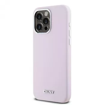 DKNY DKHMP15XSMCHLP Liquid Silicone kemény tok MagSafe iPhone 15 Pro Max 6,7 inch rózsaszín