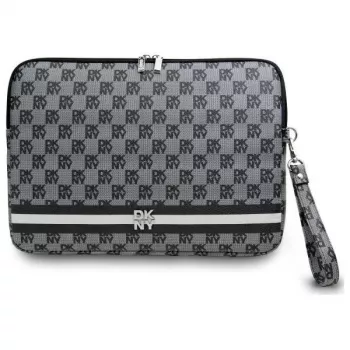 DKNY tok DKCS14PVSHLK 14 fekete kockás minta nyomtatott csíkokkal