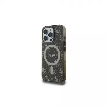 Guess GUHMP16LH4DTEW iPhone 16 Pro 6,3 kemény tok IML 4G Background MagSafe barna