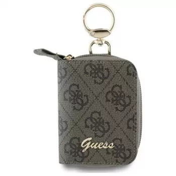 Guess kábeltartó táska GUABP4DPTW barna 4G Triangle Eco-Leather kiegészítő-rendező