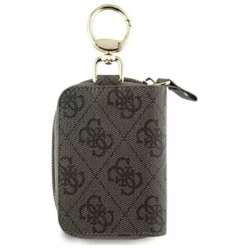Guess kábeltartó táska GUABP4DPTW barna 4G Triangle Eco-Leather kiegészítő-rendező