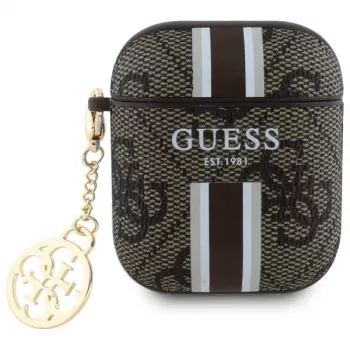 Guess GUA2P4RPSW AirPods 1/2 tok barna 4G nyomott csíkok charm