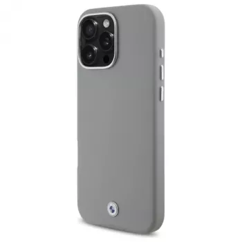 BMW M Collection Sign Full Wrapped Metal kemény tok Apple iPhone 16 Pro Max 6,9 inch szürke MagSafe