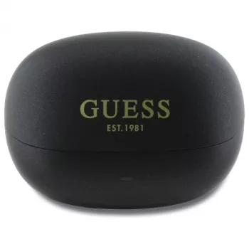 Guess Capsule Printed Logo – Bluetooth TWS ANC és ENC fülhallgató töltőtokkal (fekete)