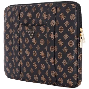 Guess Sleeve 14 Peony PocketTriangle laptoptok fekete