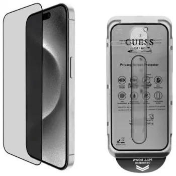 Guess GUTGP16SBOKGCIP iPhone 16 6,1 inch adatvédelmi képernyővédő 2.5D Outline - edzett üveg