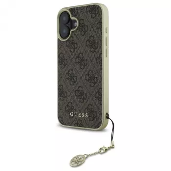 Guess GUHCP16MGF4GBR iPhone 16 Plus 6,7 inch barna merev tok 4G Charms Collection