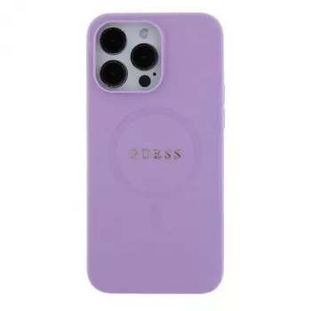 Guess GUHMP16XPSAHMCU iPhone 16 Pro Max 6,9 inch lila Saffiano merev tok MagSafe