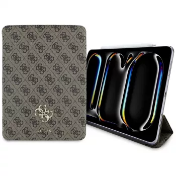 Guess GUFC11PM24PS4SGW iPad Pro 11 M4 2024 / M5 2025 barna mágneses 4G Big Logo tok