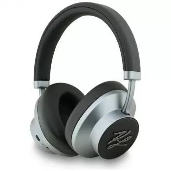 KARL LAGERFELD Grained Initials Bluetooth ANC Over-Ear fejhallgató fekete