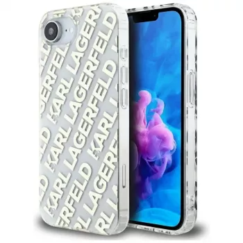 Karl Lagerfeld IML Repeat Logo tok iPhone 16e / 17e készülékhez, arany
