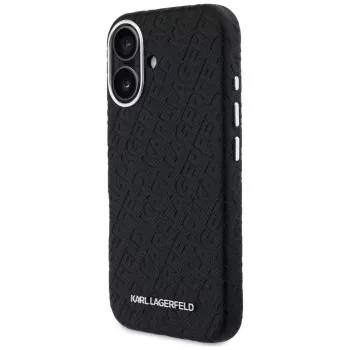 Karl Lagerfeld FW Stamped Karl MagSafe tok iPhone 16 készülékhez, fekete