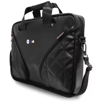 BMW Carbon Pockets & Metal Logo hátizsák 16 inch fekete