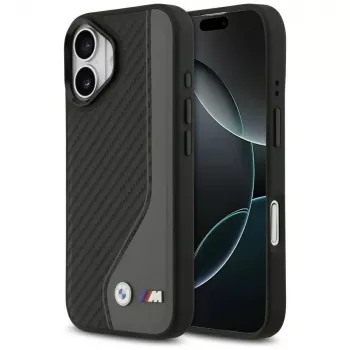 BMW M Carbon Logo MagSafe tok iPhone 17 készülékhez, antracit