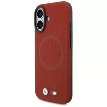 BMW M FW Metal Logo MagSafe tok Apple iPhone 17 készülékhez, piros
