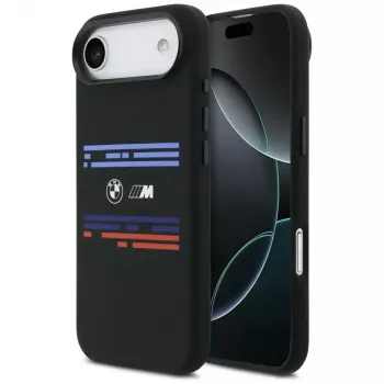BMW M Silicon Horizontal Line MagSafe tok iPhone Air készülékhez, fekete