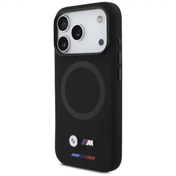 BMW M Silicon Logo MagSafe tok Apple iPhone 17 Pro készülékhez, fekete