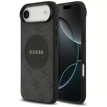 Guess 4G Circle Classic Logo MagSafe tok iPhone Air készülékhez, fekete