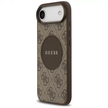 Guess 4G Circle Classic Logo MagSafe tok iPhone Air készülékhez, barna