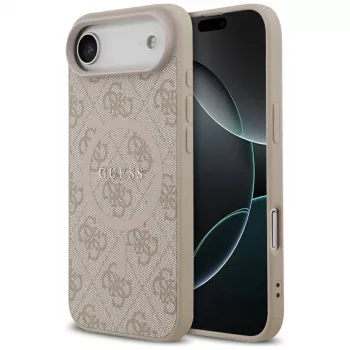 Guess 4G Ring Classic Logo MagSafe tok iPhone Air készülékhez, rózsaszín