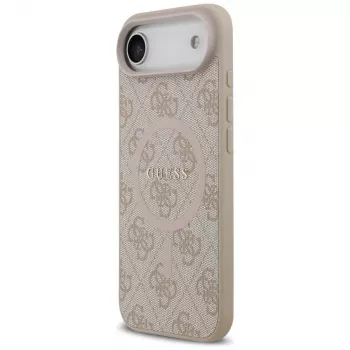 Guess 4G Ring Classic Logo MagSafe tok iPhone Air készülékhez, rózsaszín