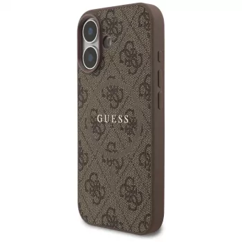 Guess 4G Ring Classic Logo MagSafe tok iPhone 17-hez - barna