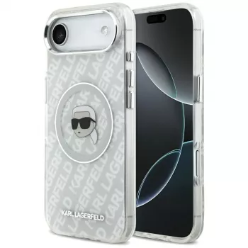 KARL LAGERFELD IML Karl Head Logo MagSafe tok iPhone Air-hez - szürke