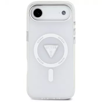 Guess IML Gradient Triangle Logo MagSafe tok iPhone Air készülékhez, átlátszó