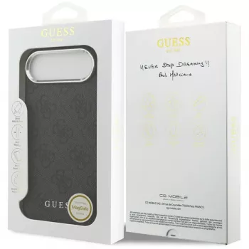Guess 4G Classic Logo MagSafe tok iPhone Air készülékhez, fekete