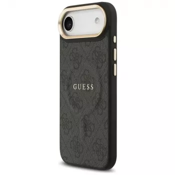 Guess 4G PU Classic Logo MagSafe tok iPhone Air készülékhez, fekete