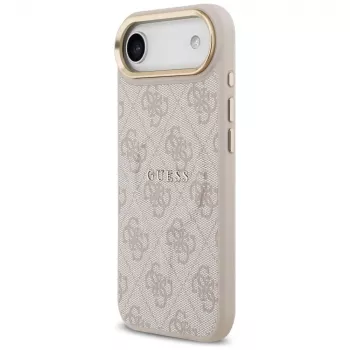 Guess 4G PU Classic Logo MagSafe tok iPhone Air készülékhez, rózsaszín