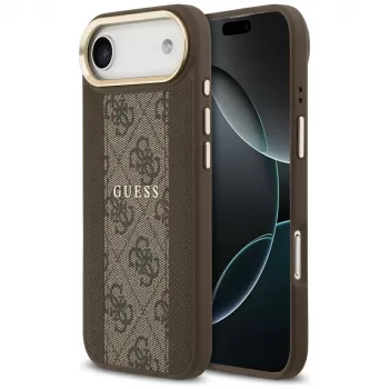 Guess 4G Stripe MagSafe tok iPhone Air készülékhez, barna