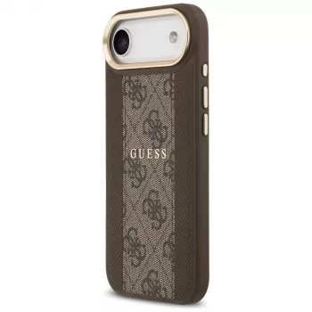 Guess 4G Stripe MagSafe tok iPhone Air készülékhez, barna