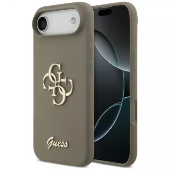 Guess Silicone Big 4G Script tok iPhone Air barna