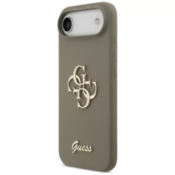 Guess Silicone Big 4G Script tok iPhone Air barna