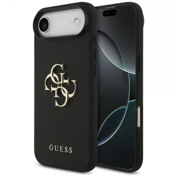 Guess Grained Big 4G & Classic Logo tok iPhone Air fekete